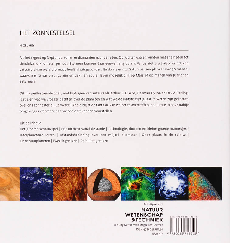 Het Zonnestelsel achterkant