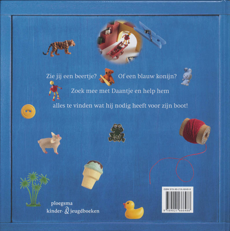 Daantje Dingenzoeker En De Sinaasappelboot achterkant