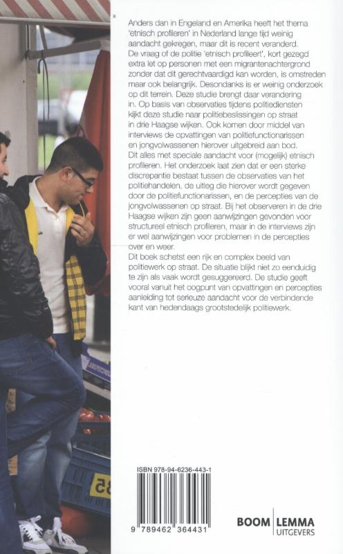 Etnisch profileren in Den Haag? achterkant