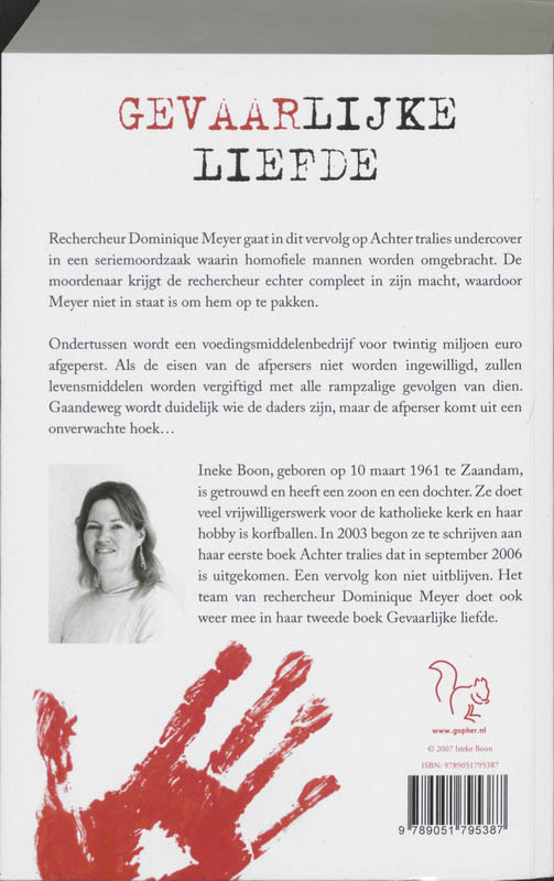 Een gevaarlijke liefde achterkant