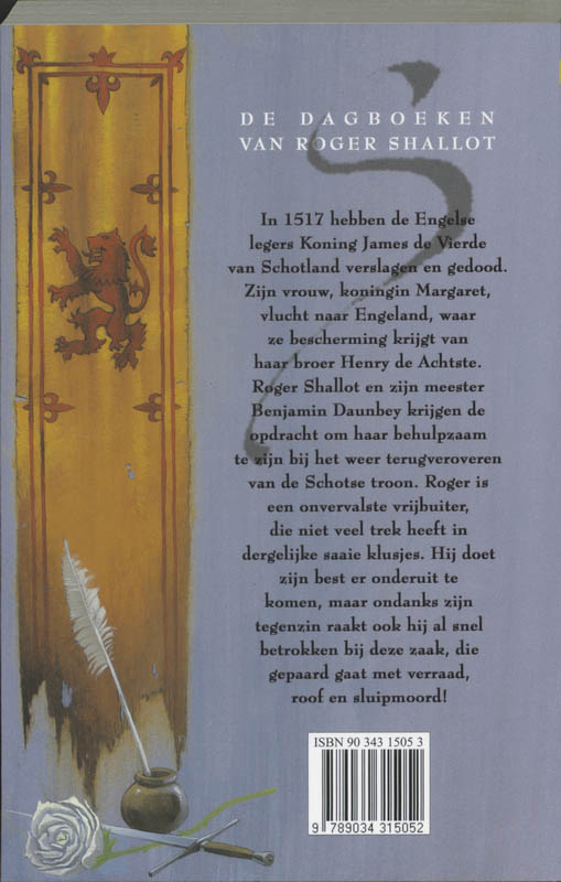 De moorden van de witte roos / Roger de marskramer / 1 achterkant