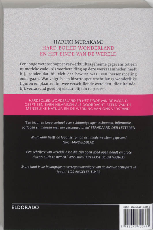 Hard-Boiled wonderland / Eldorado achterkant