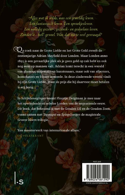 Schijnbewegingen / Een groene bloem / 1 achterkant