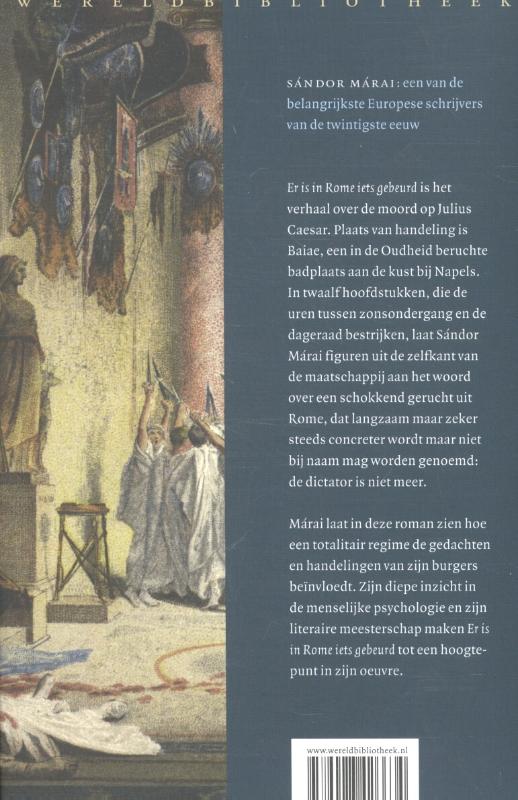 Er is in Rome iets gebeurd achterkant