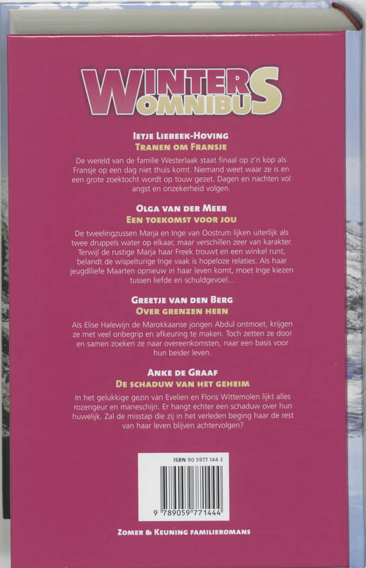 Winteromnibus achterkant