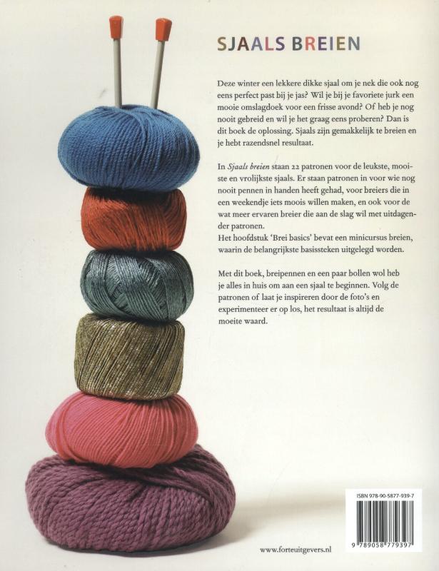 Sjaals breien achterkant