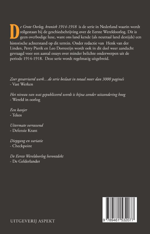 De Grote Oorlog, kroniek 1914-1918 24 achterkant