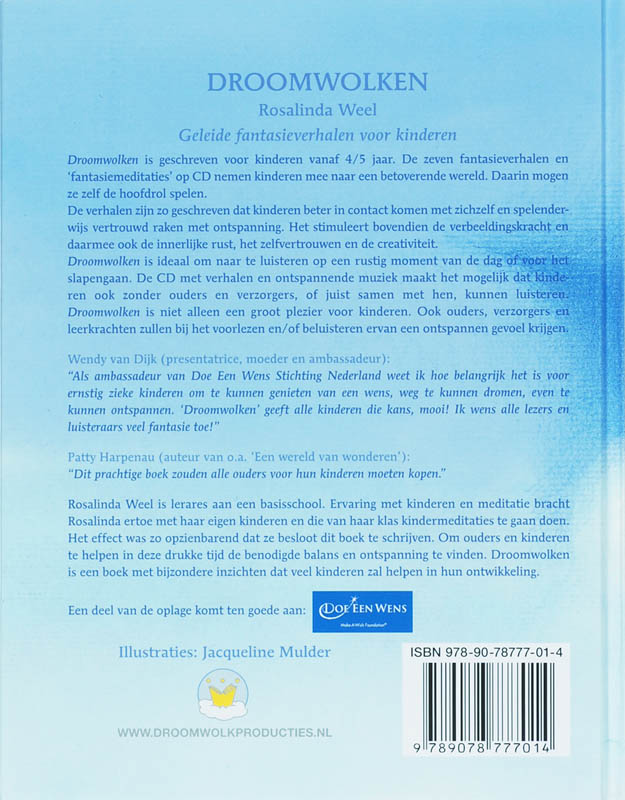 Droomwolken + CD achterkant