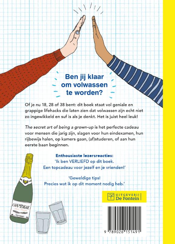 The secret art of being a grown-up achterkant