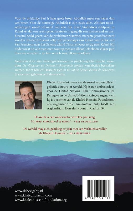 En uit de bergen kwam de echo achterkant