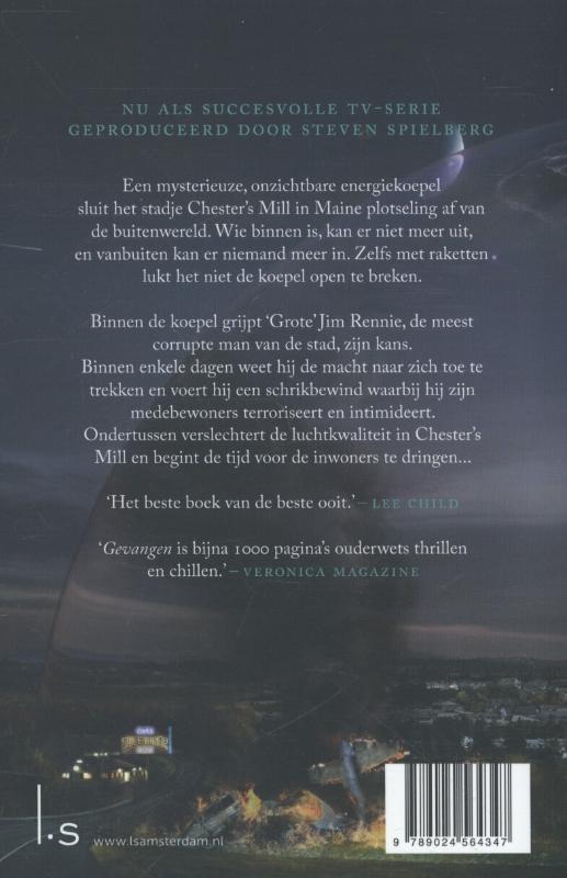 Under the dome (gevangen) achterkant