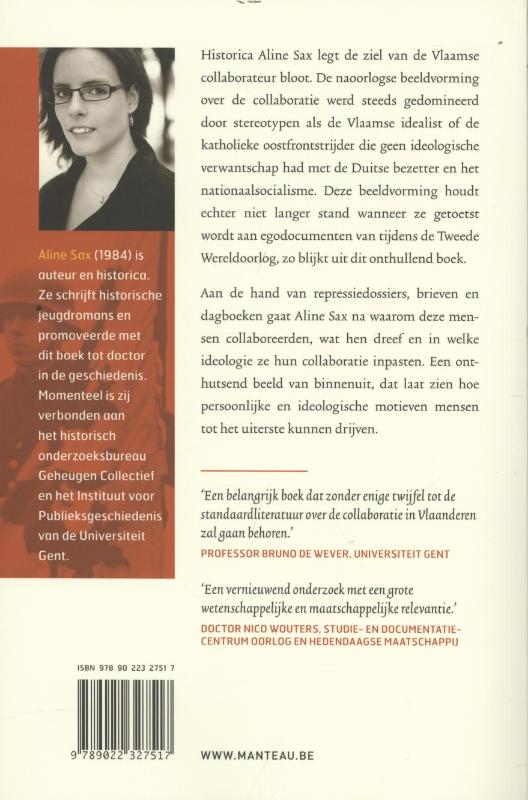 Voor Vlaanderen volk en Führer achterkant