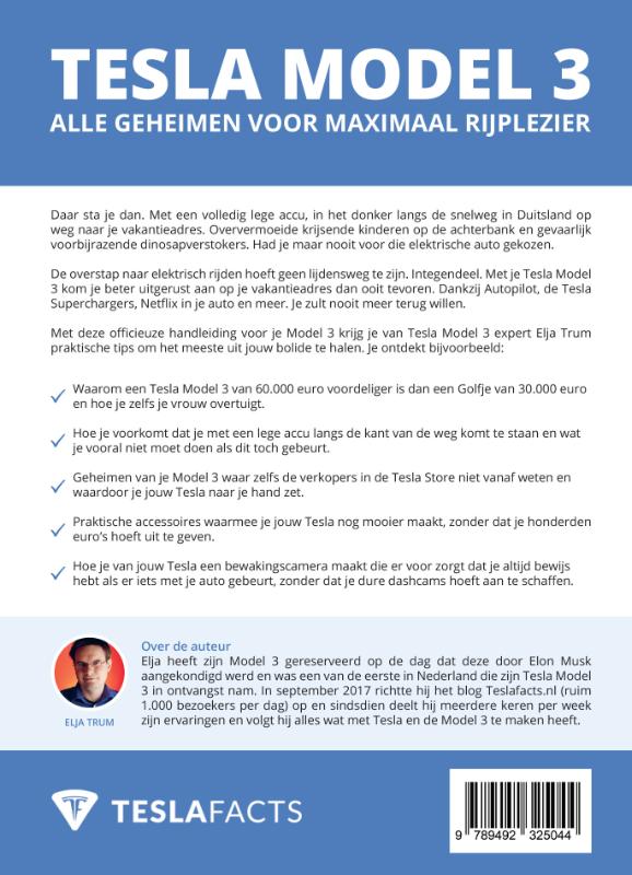 Tesla Model 3 achterkant