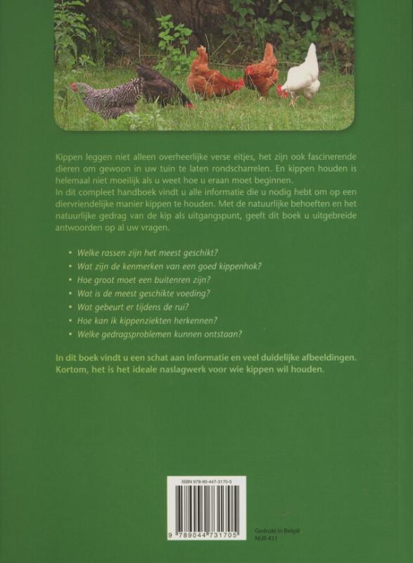 Compleet handboek kippen houden achterkant
