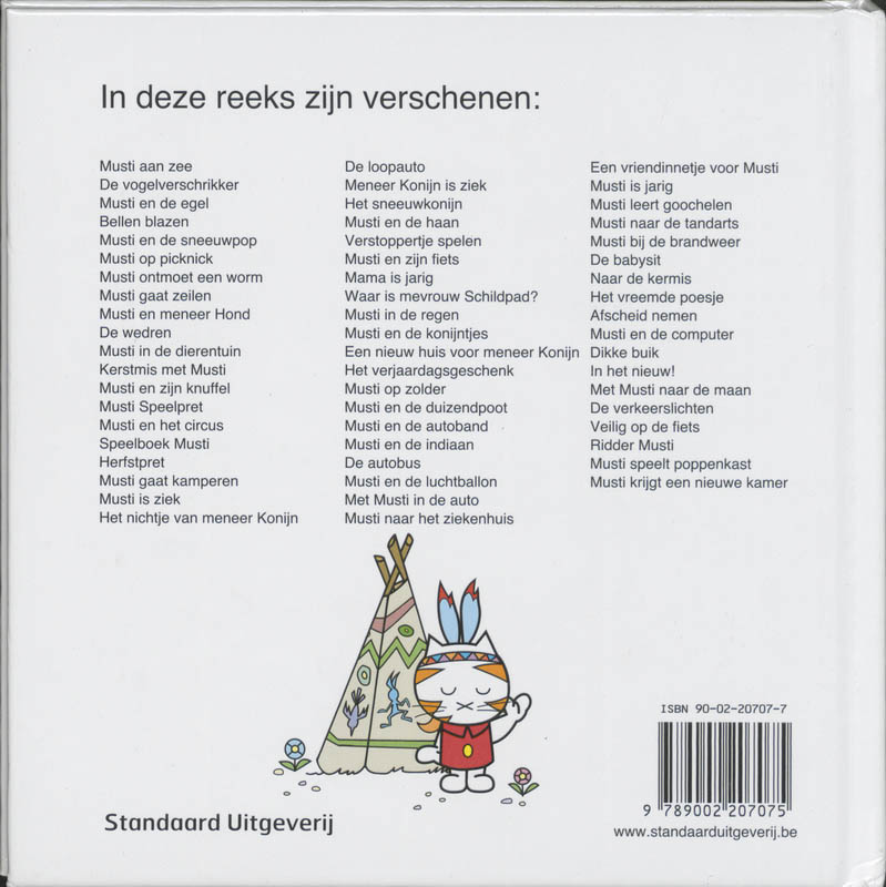 Musti En De Indiaan achterkant