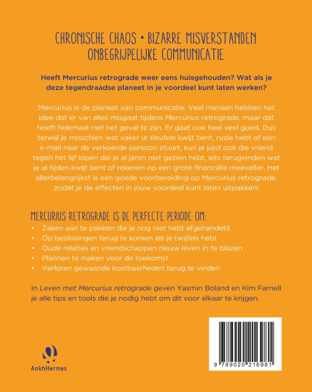 Leven met astrologie - Leven met Mercurius Retrograde achterkant