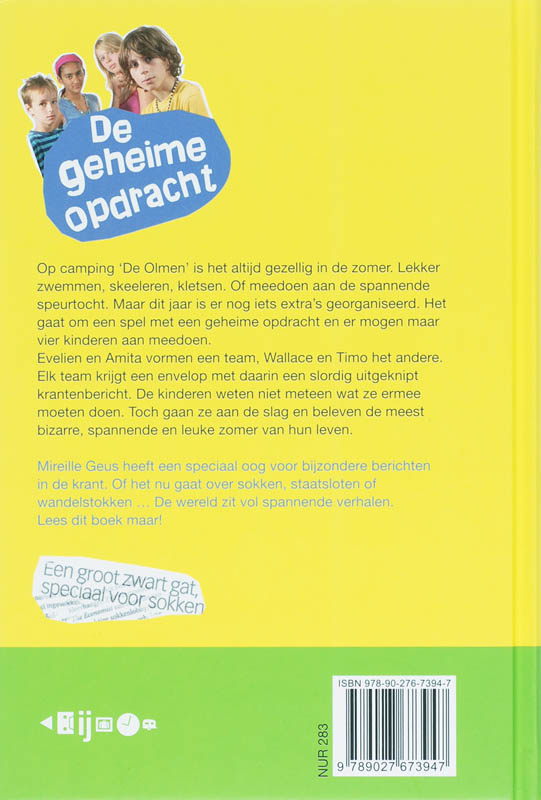 Nieuws! - De geheime opdracht achterkant