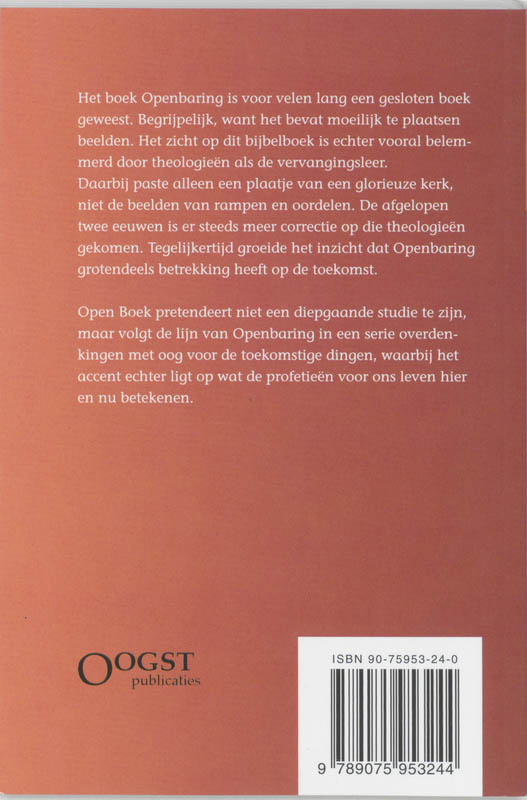 Open boek - 30 overdenkingen over openbaringen achterkant