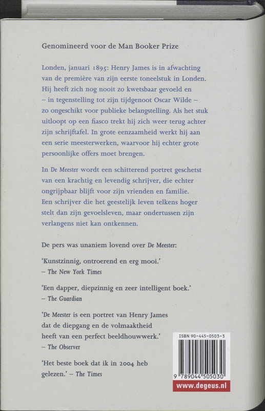 De meester achterkant