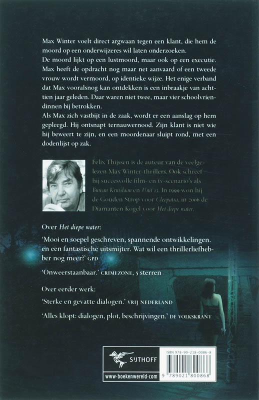 De Blauwe Nacht achterkant