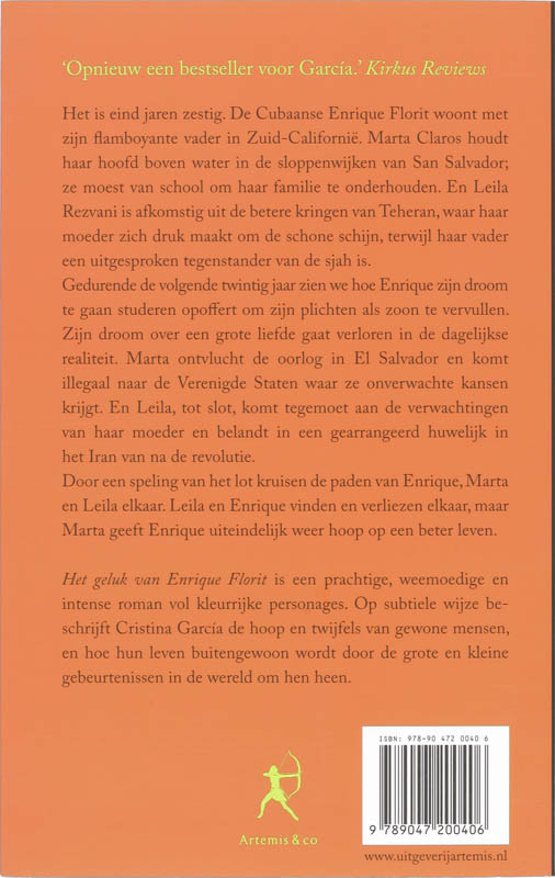 Het Geluk Van Enrique Florit achterkant