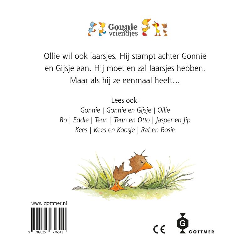 Gonnie & vriendjes  -   Ollie wil ook achterkant