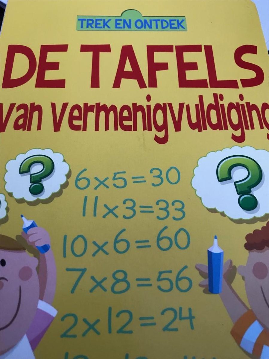 Trek en ontdek: de tafels