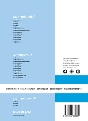 Examenbundel havo Frans 2022/2023 achterkant