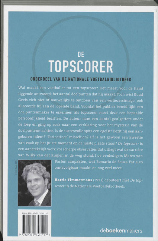 De Topscorer / De Nationale Voetbalbibliotheek achterkant
