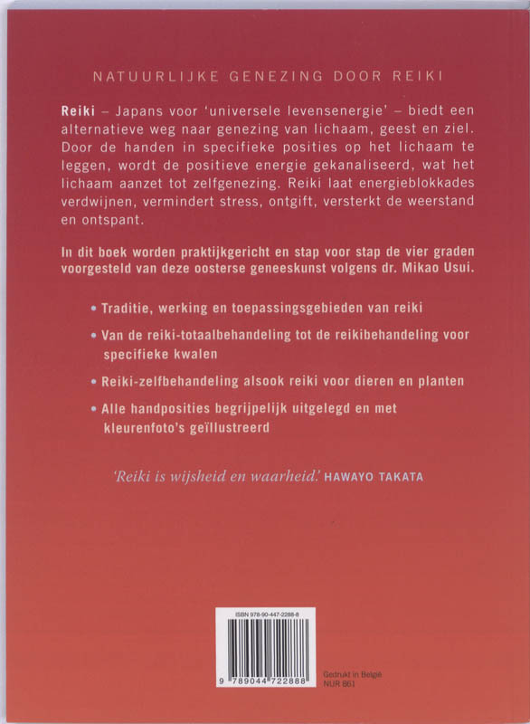 Reiki Praktisch handboek achterkant