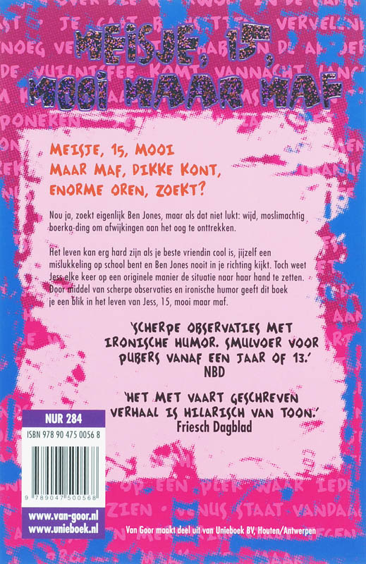 Meisje 15 Mooi Maar Maf achterkant