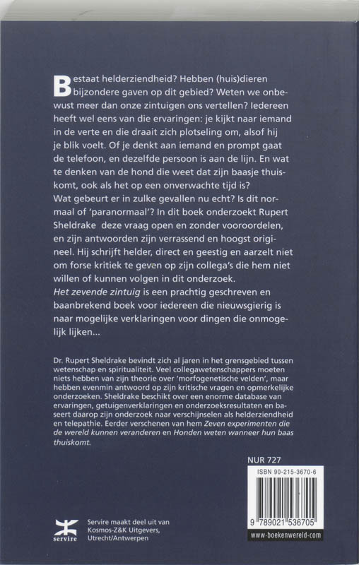 Het Zevende Zintuig achterkant