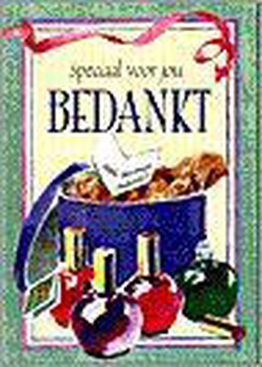 Speciaal voor jou bedankt