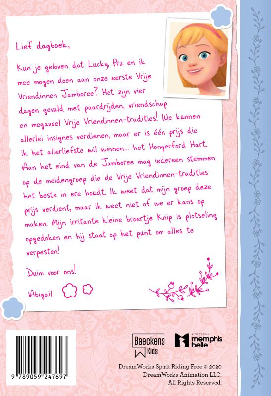 Het dagboek van Abigail / Spirit Samen Vrij / 0 achterkant