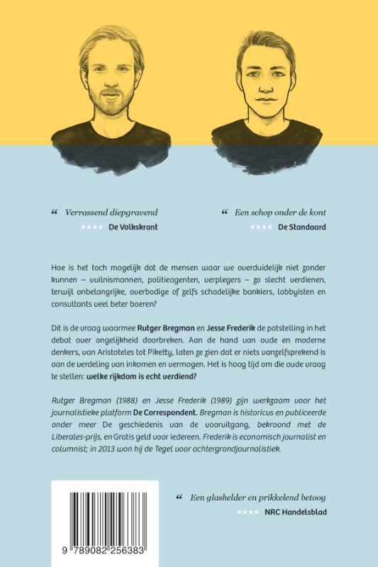 Waarom vuilnismannen meer verdienen dan bankiers achterkant