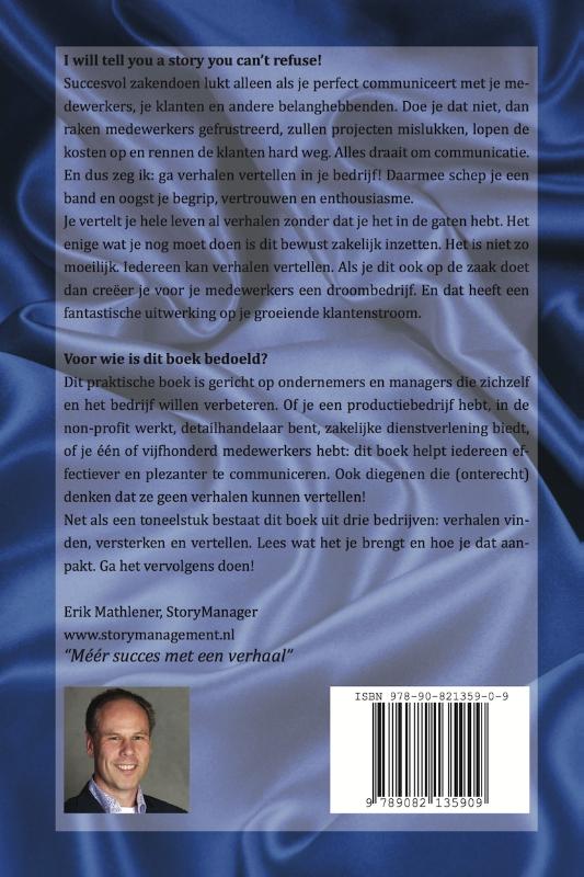 Storytelling in drie bedrijven achterkant