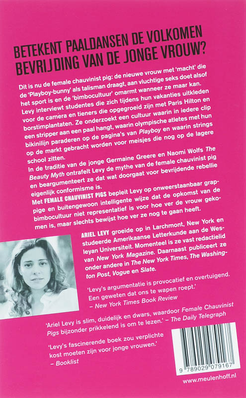 Female Chauvinist Pigs achterkant
