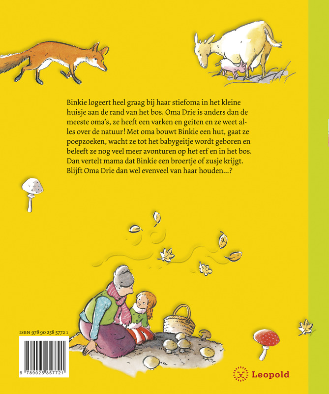 Binkie's beestenbende achterkant