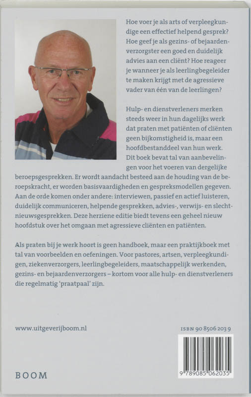 Als praten bij je werk hoort achterkant