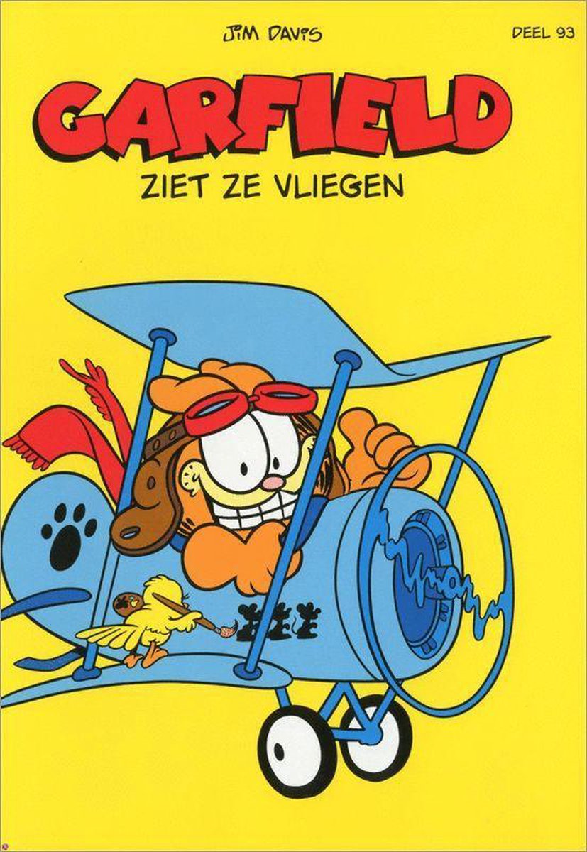 Garfield Ziet Ze Vliegen