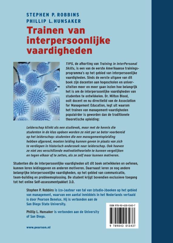 Trainen van interpersoonlijke vaardigheden achterkant