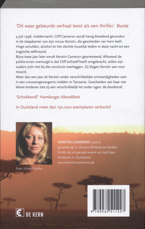 De hemel boven Afrika achterkant