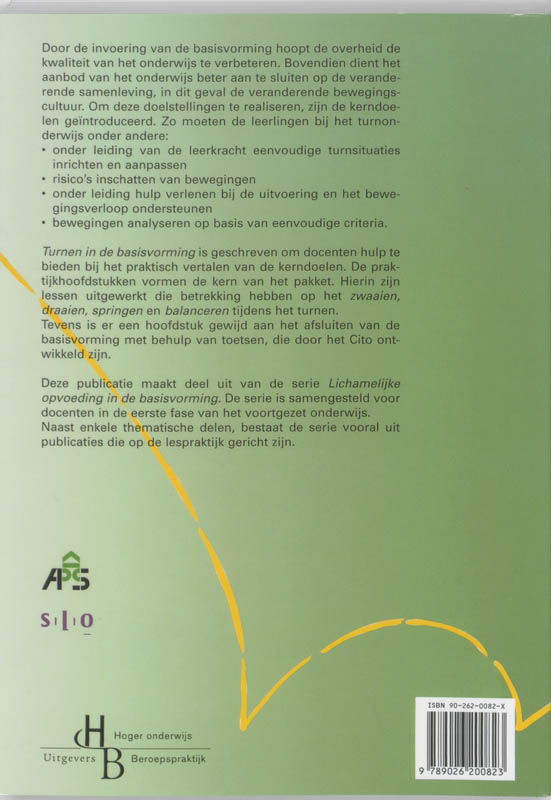 Turnen in de basisvorming / Lichamelijke opvoeding in de basisvorming achterkant