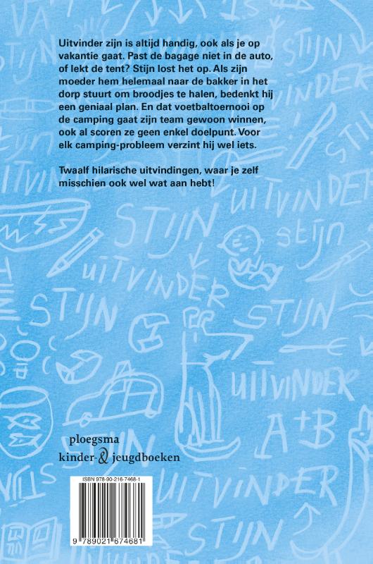 Stijn, uitvinder zet een tent op / Stijn, uitvinder achterkant