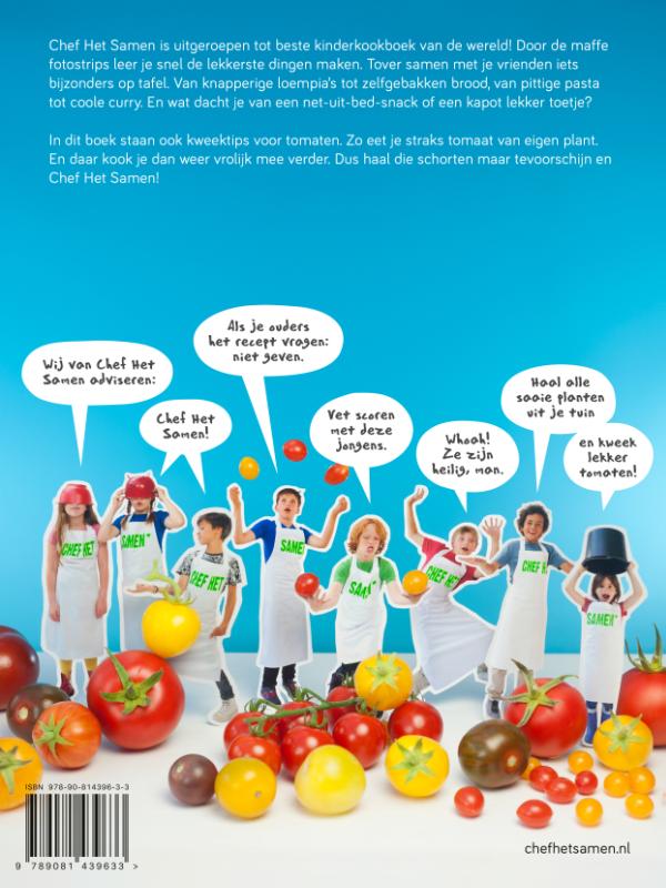 Chef Het Samen met tomaat achterkant