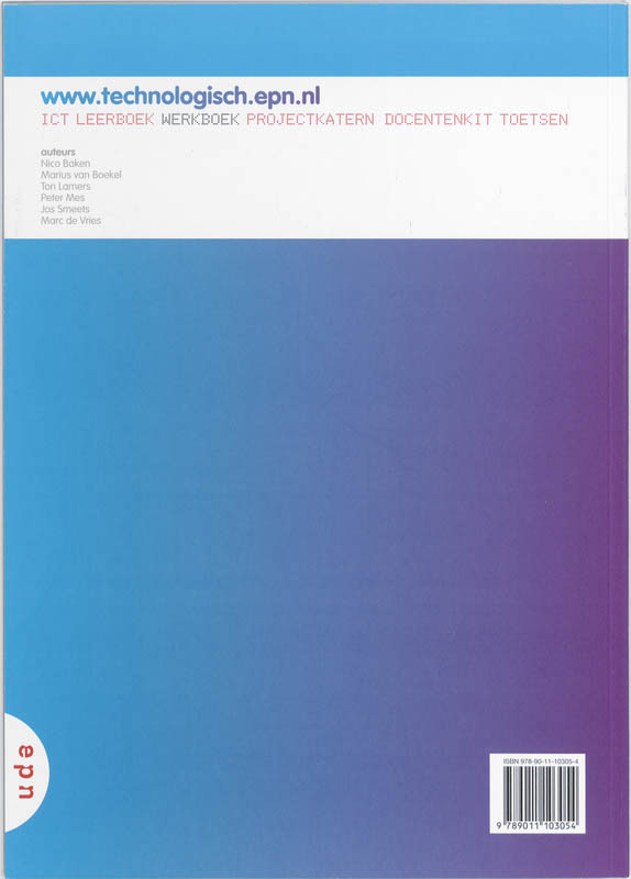Technologisch 2 havo/vwo werkboek A achterkant