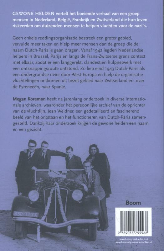 Gewone helden achterkant