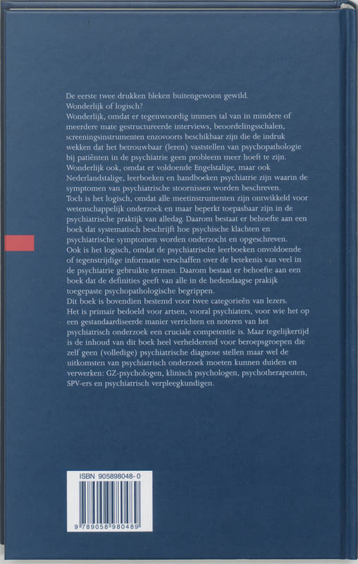 Het psychiatrisch onderzoek achterkant