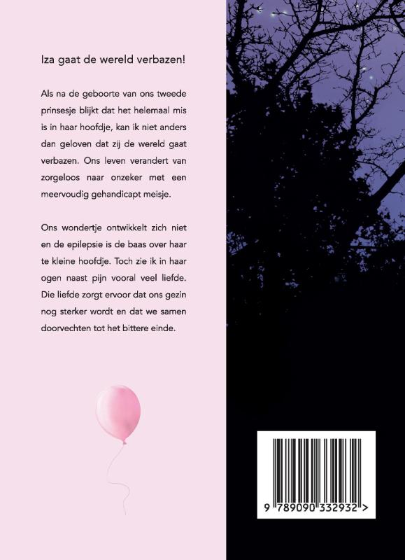 Iza, ons wondertje achterkant