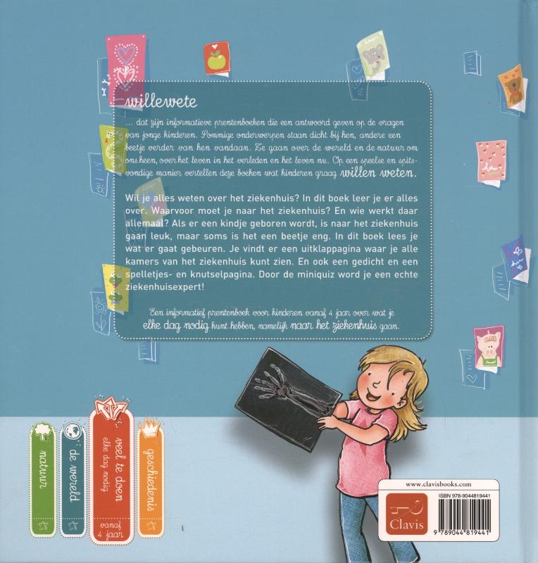 Naar het ziekenhuis / Willewete achterkant